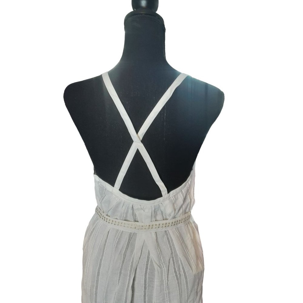 Lemlem Kelali Sundress /Coverup Beach Maxi Crisscross Back Straps Size M - Picture 3 of 12